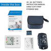 ANKOVO Blood Pressure Monitor Upper Arm Automatic Digital Blood Pressure Machine with Adjustable Cuff and Large Screen Blood Pressure Kit for Home Use